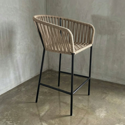 Banco Tejido estilo Capri Beige
