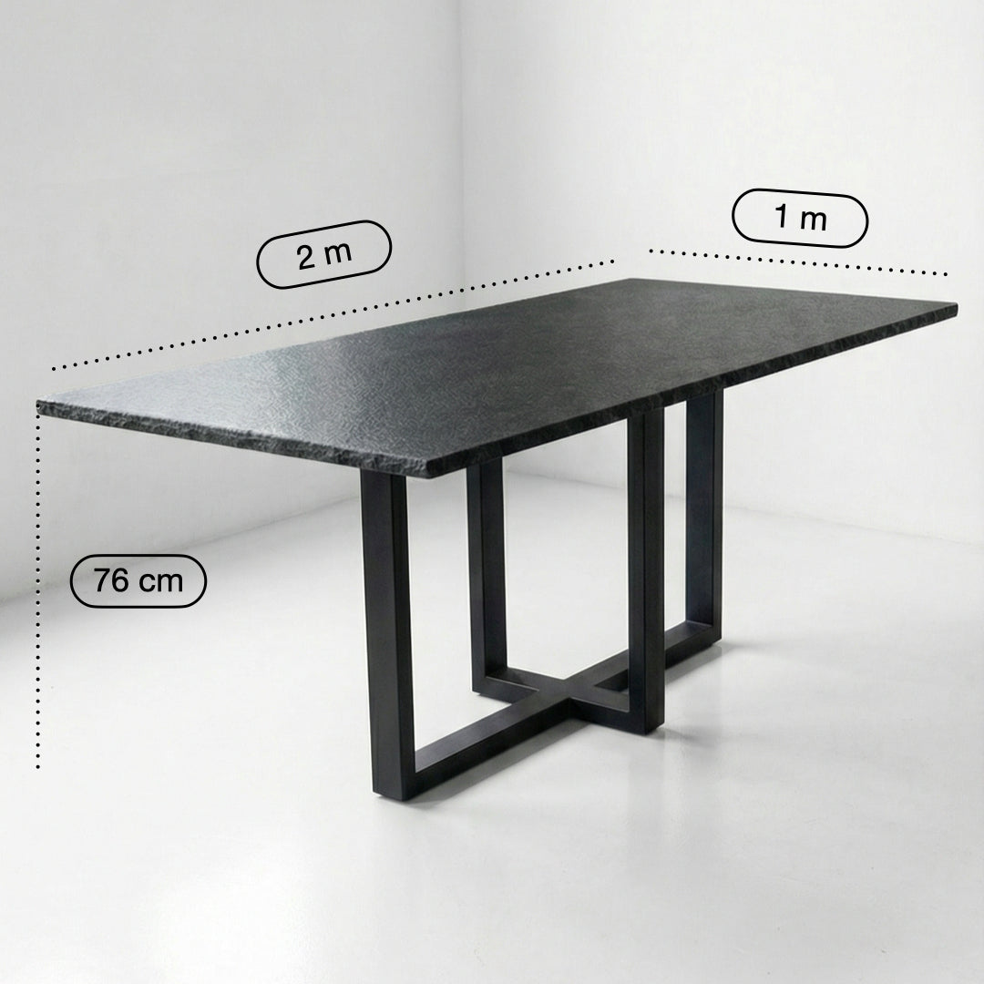 Mesa Nero Rectangular