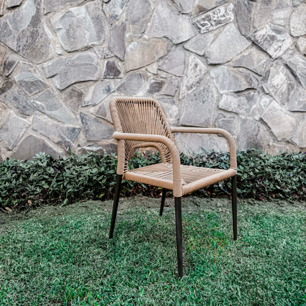 Silla Tejida Zipolite Beige