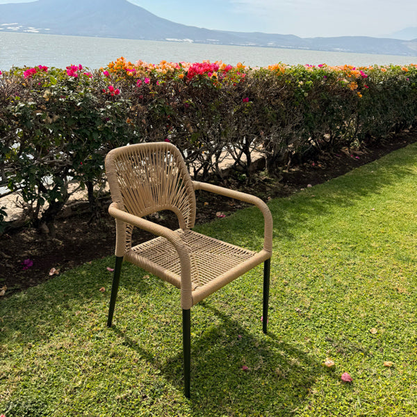 Silla Tejida Zipolite Beige