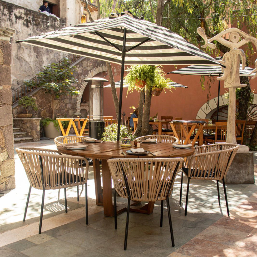 Silla Tejida estilo Capri Beige