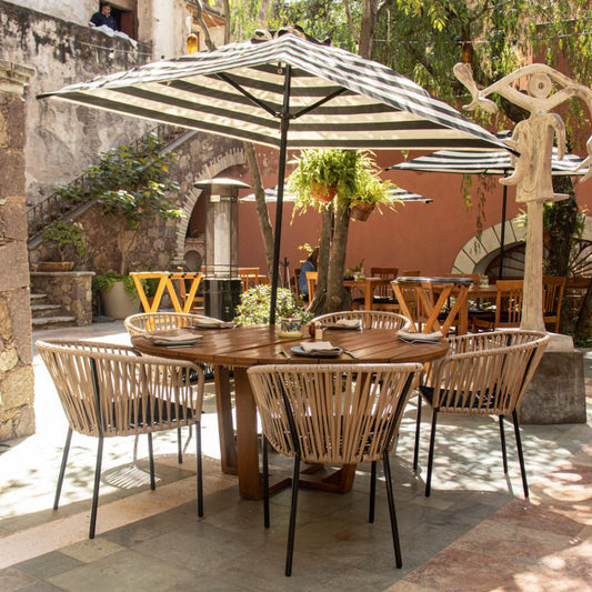 Silla Tejida estilo Capri Beige