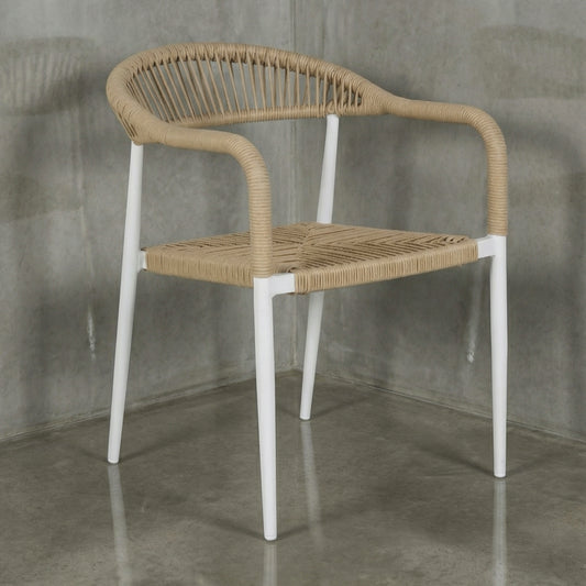 Silla Tejida Huatulco Beige