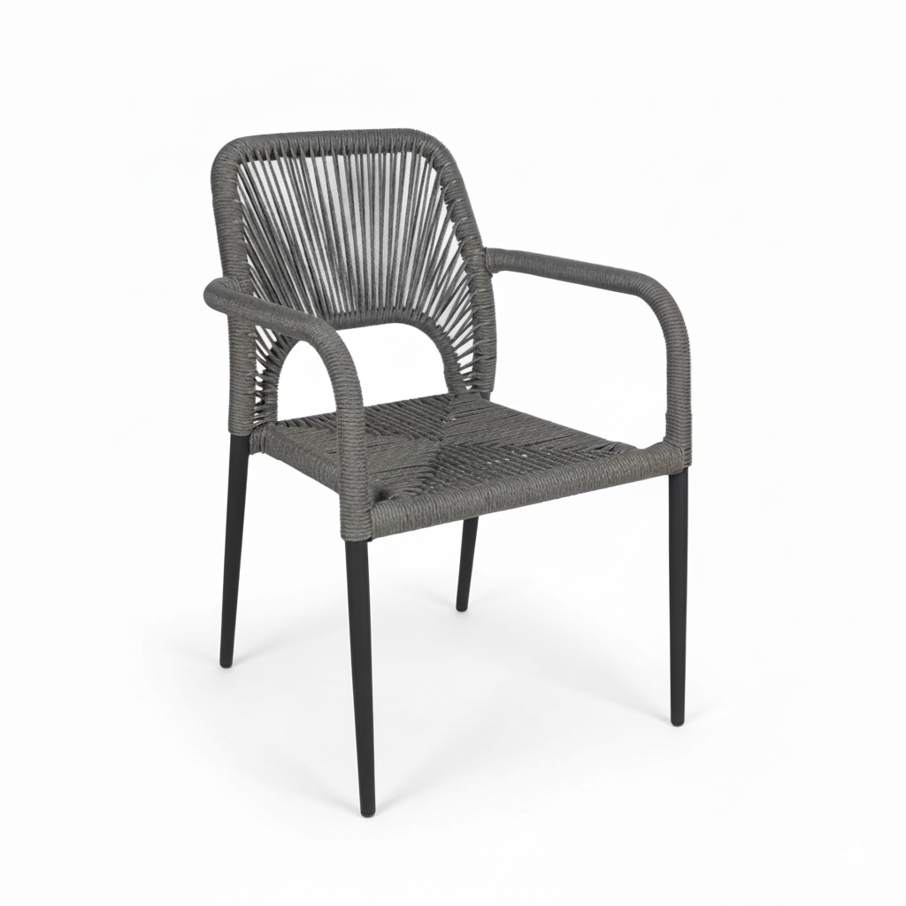 Silla Tejida Zipolite Gris