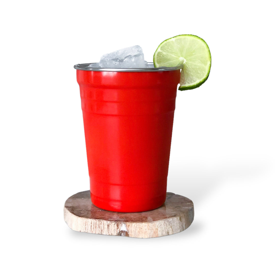 10 Vasos de Acero Inoxidable