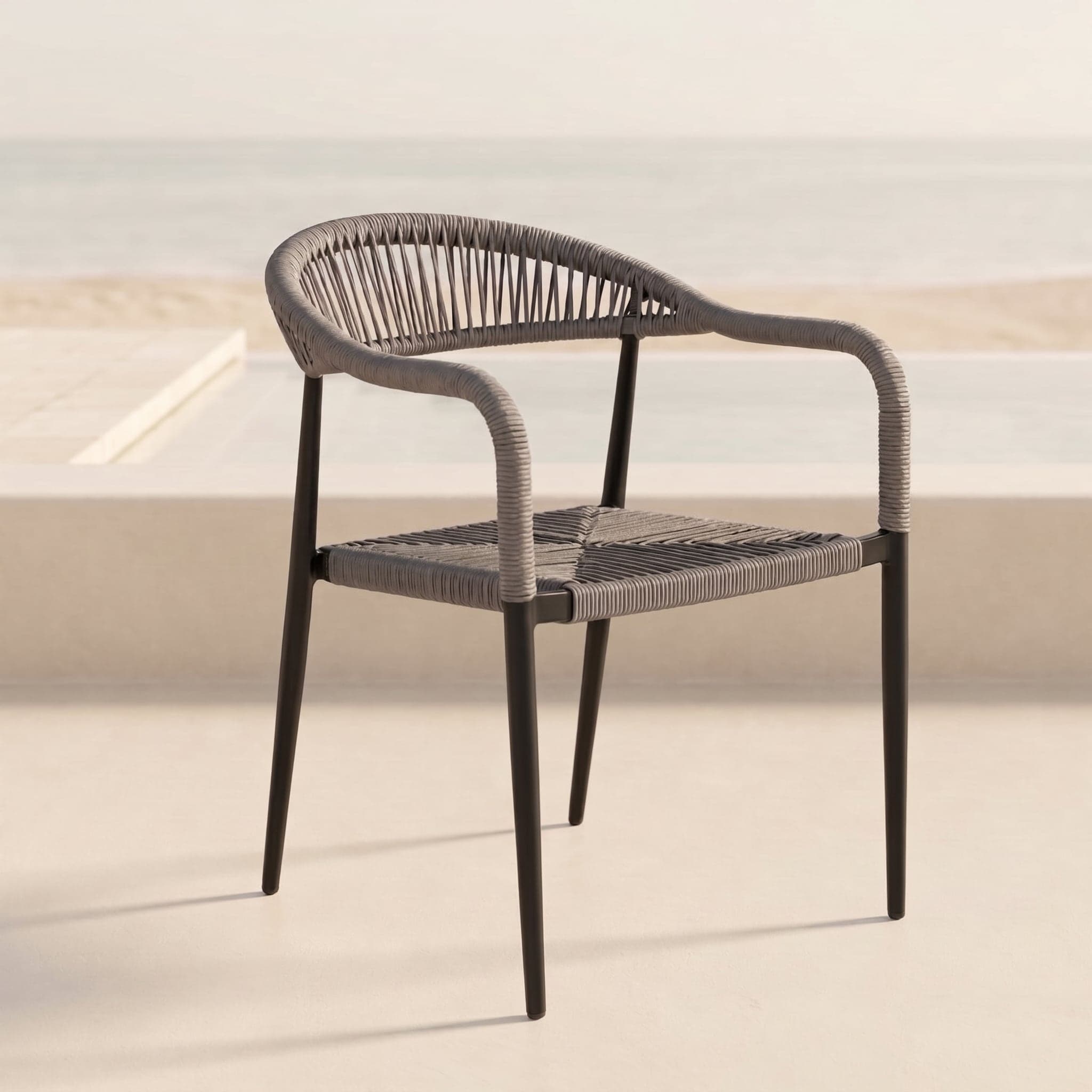 Silla Tejida Huatulco Gris