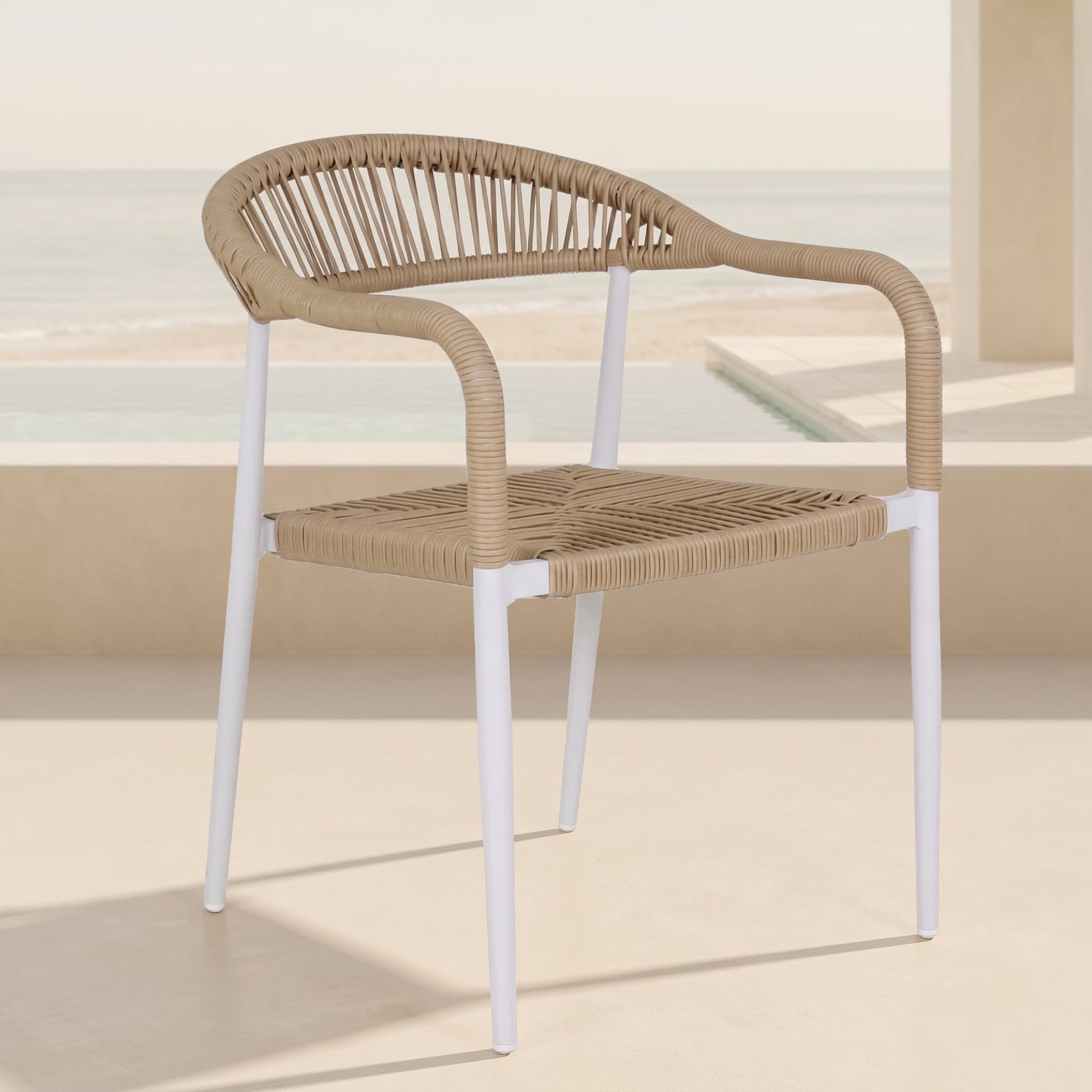 Silla Tejida Huatulco Beige