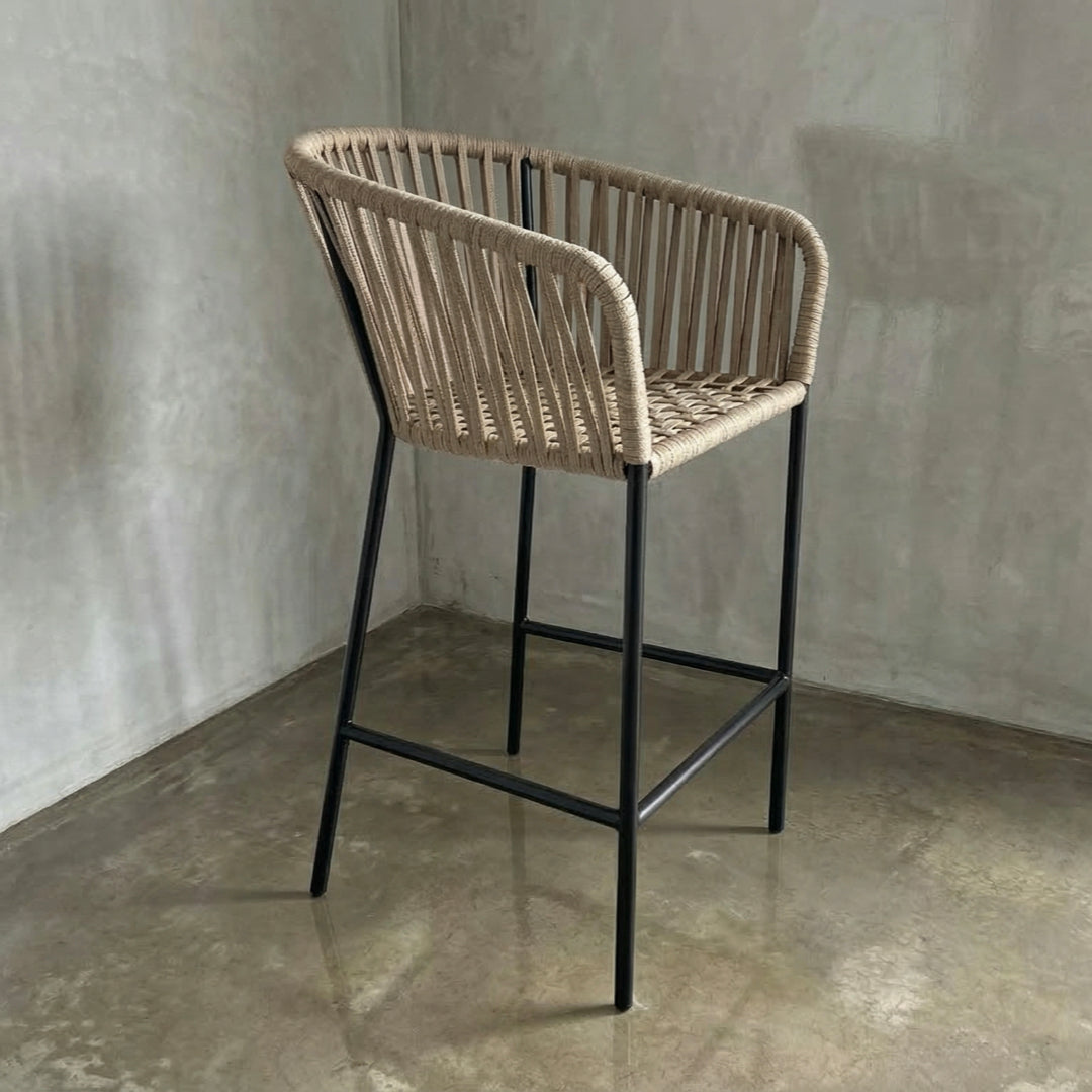 Banco Tejido estilo Capri Beige