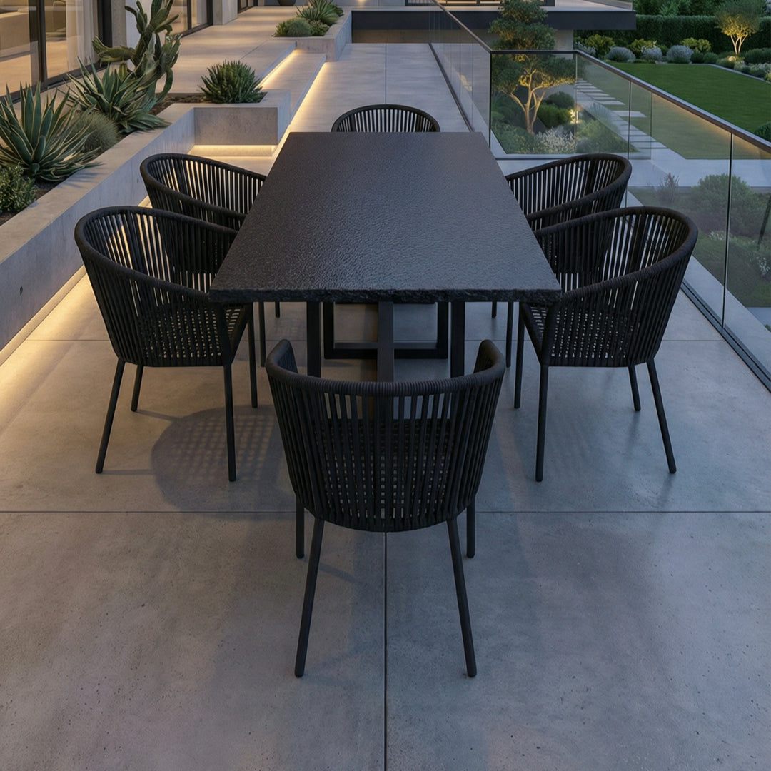 Mesa Nero Rectangular