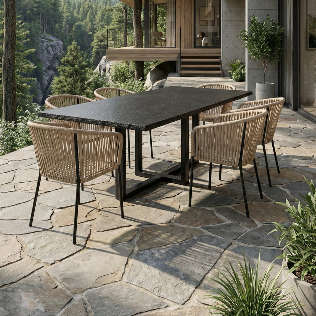 Mesa Nero Rectangular