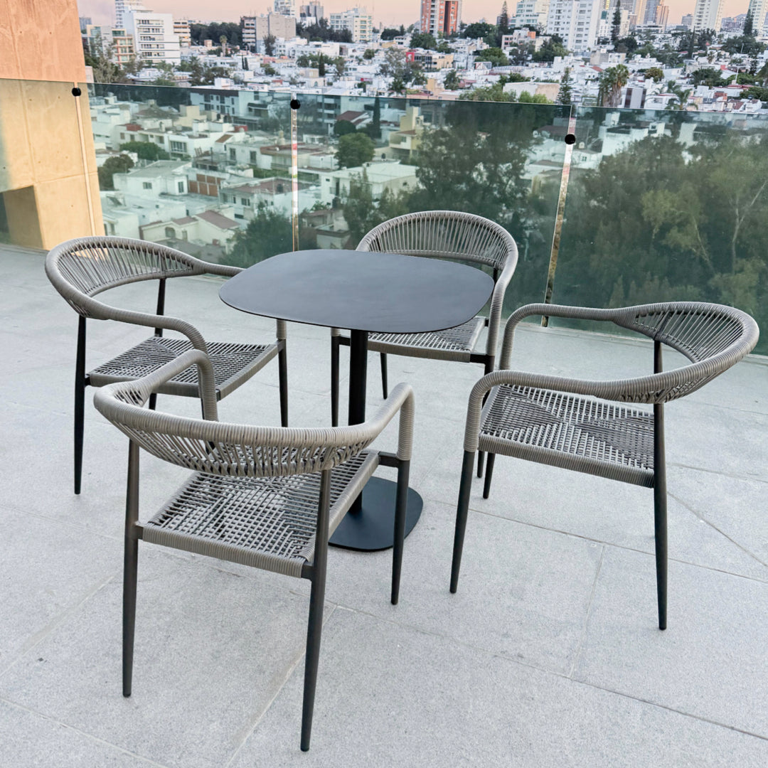 Silla Tejida Huatulco Gris