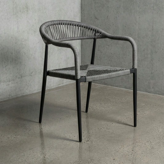 Silla Tejida Huatulco Gris