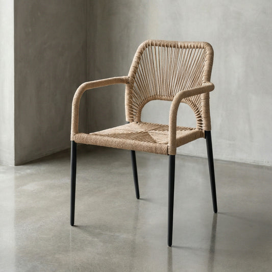 Silla Tejida Zipolite Beige