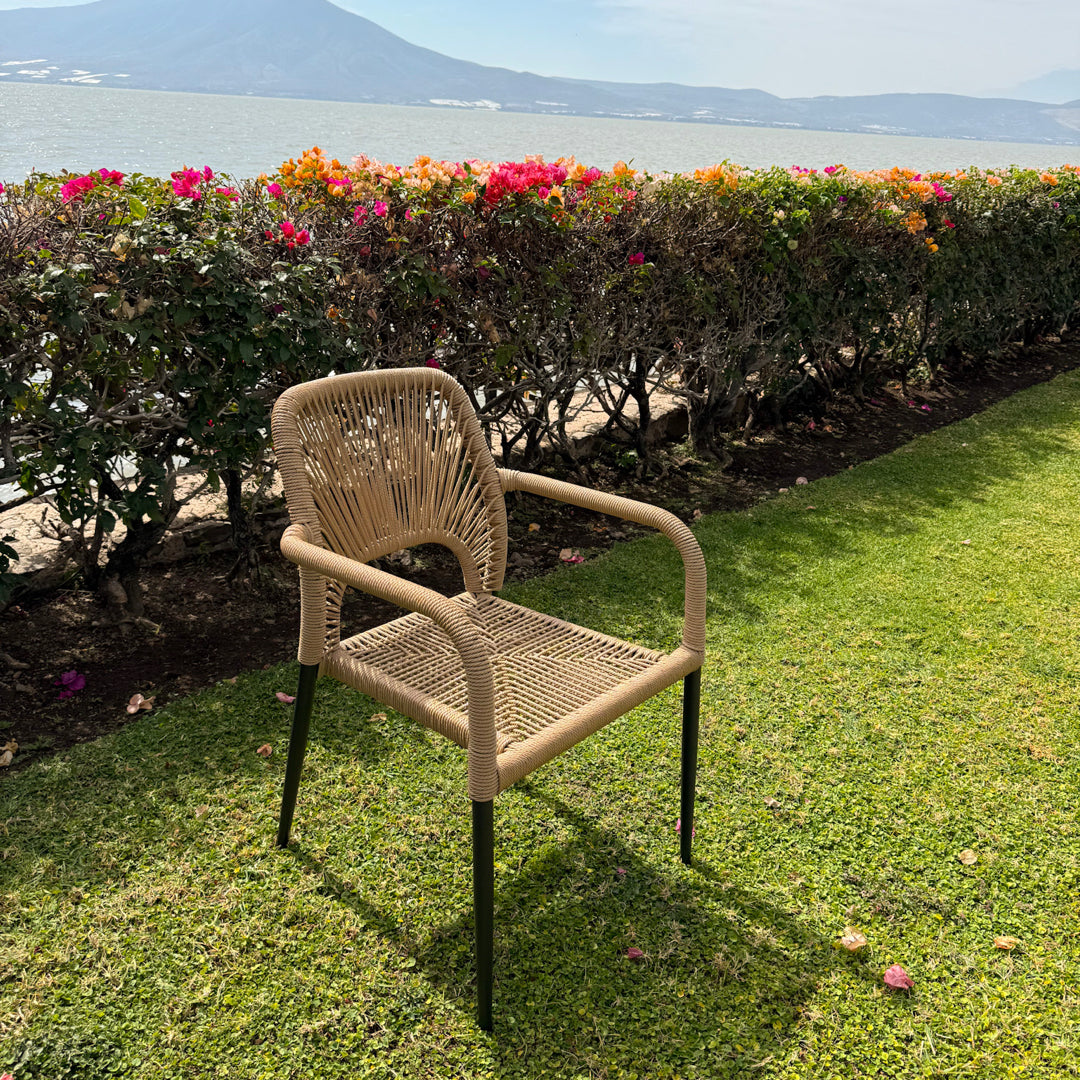 Silla Tejida Zipolite Beige