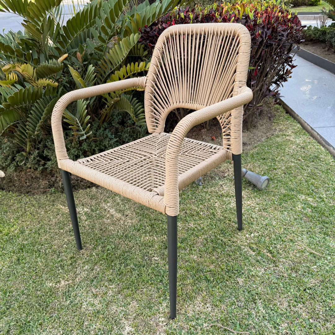Silla Tejida Zipolite Beige